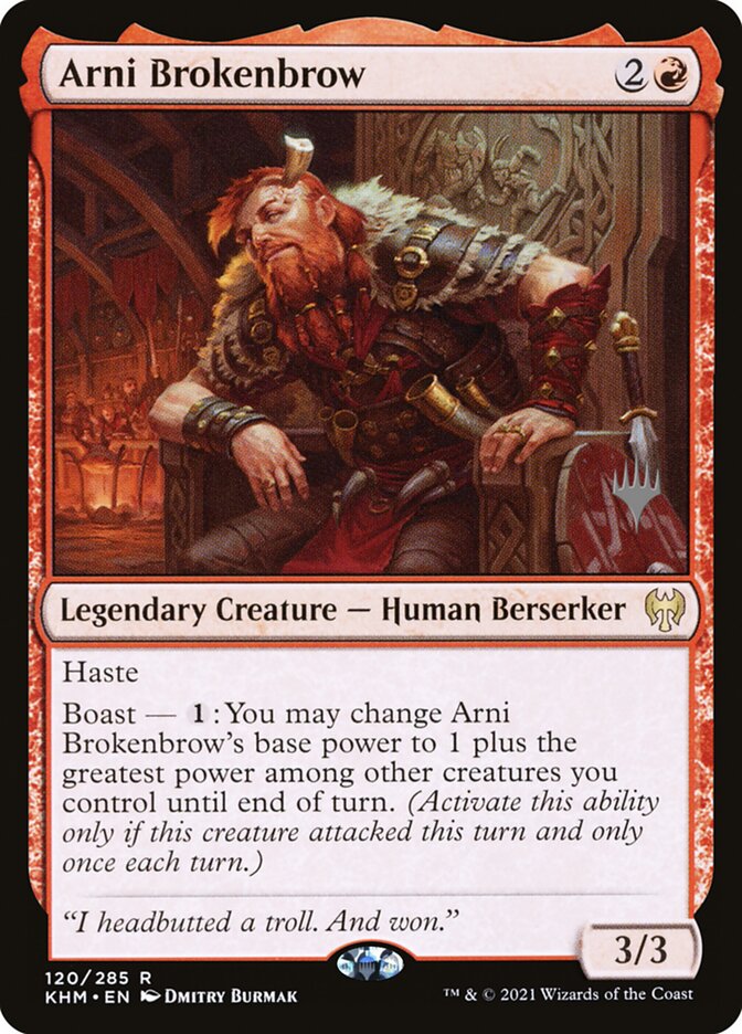Arni Brokenbrow card front