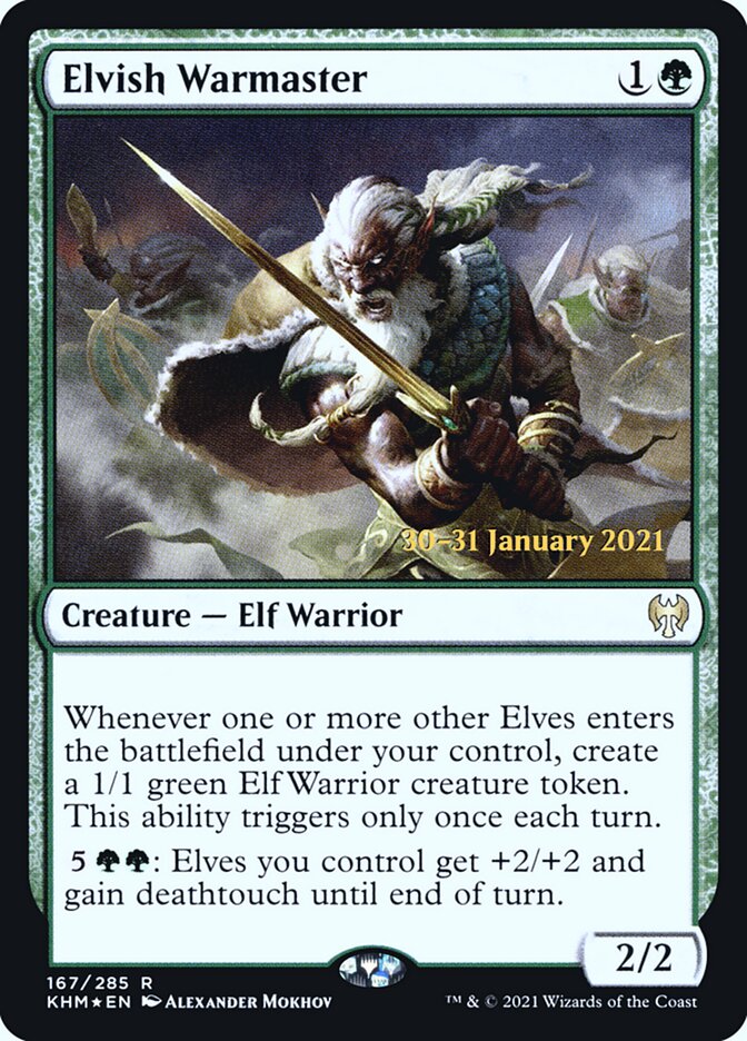 Elvish Warmaster card front