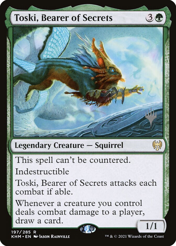 Toski, Bearer of Secrets card front