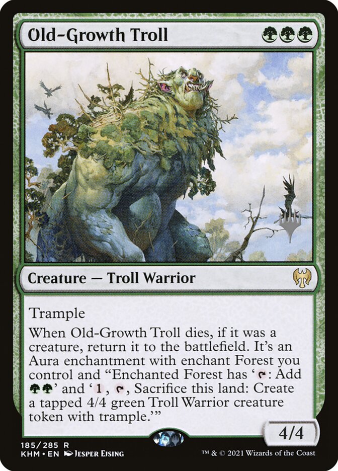 Old-Growth Troll card front
