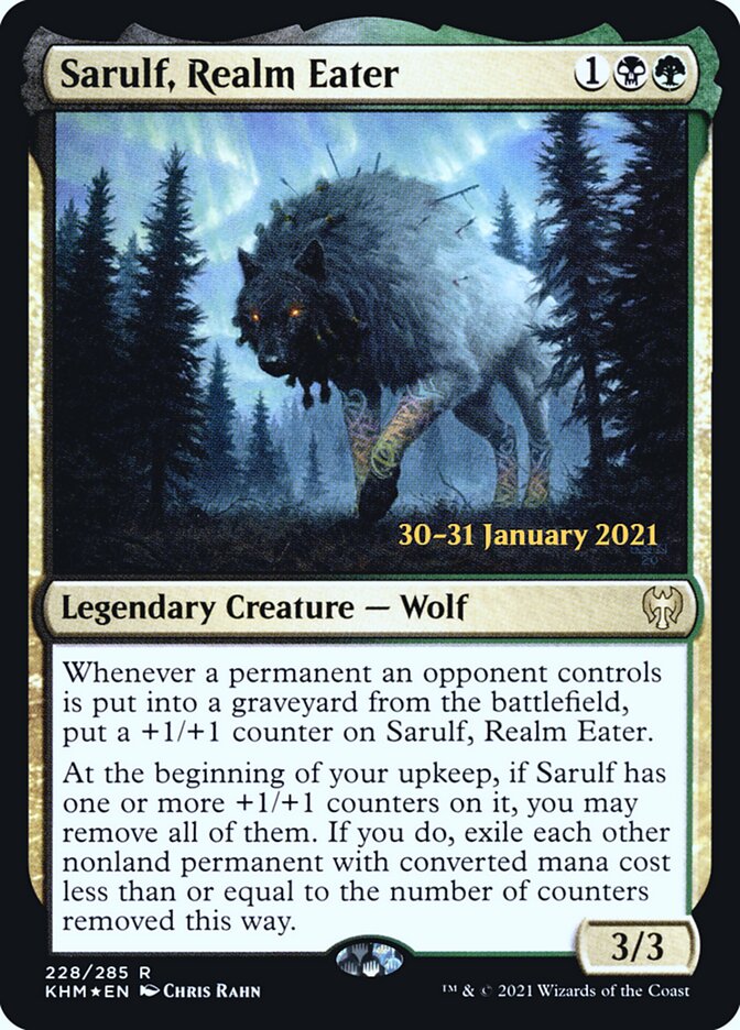 Sarulf, Realm Eater card front