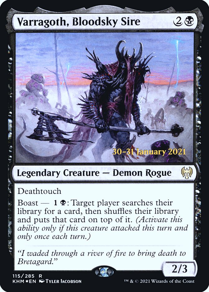 Varragoth, Bloodsky Sire card front