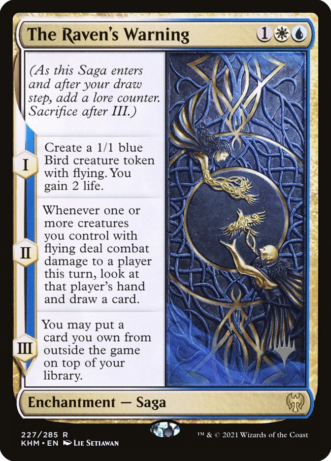 The Raven's Warning card front