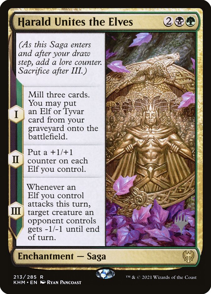 Harald Unites the Elves card front