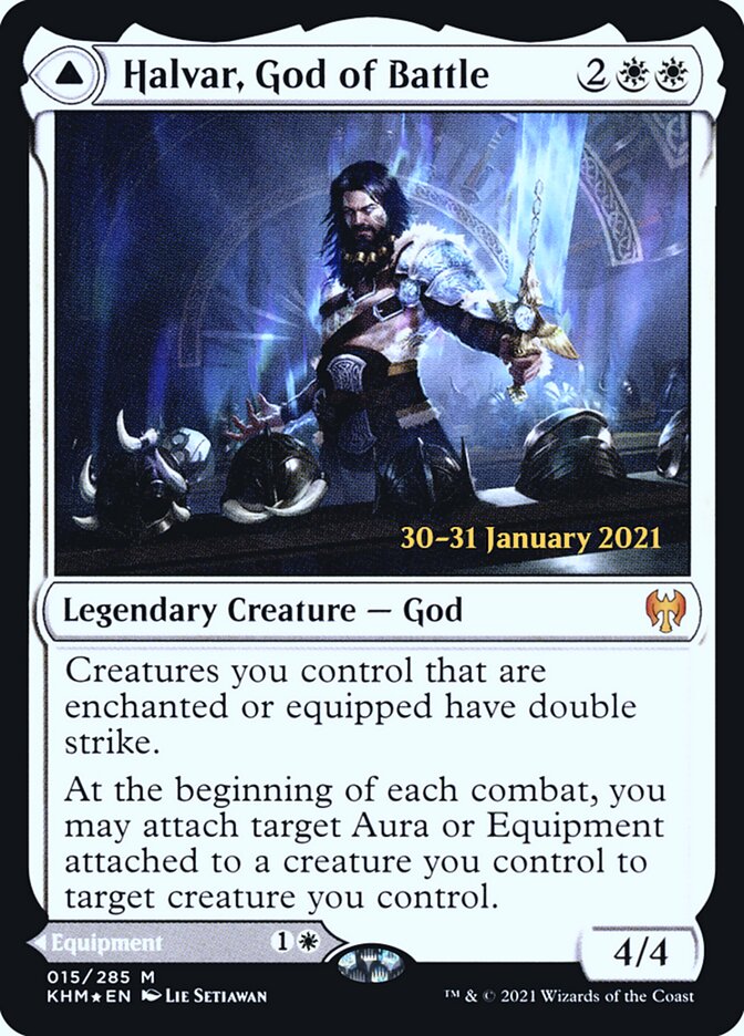 Halvar, God of Battle card front