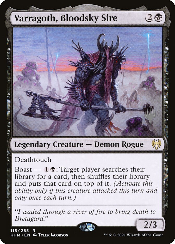 Varragoth, Bloodsky Sire card front