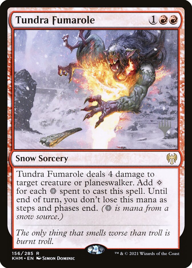 Tundra Fumarole card front