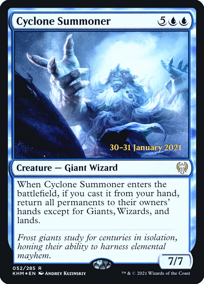 Cyclone Summoner card front