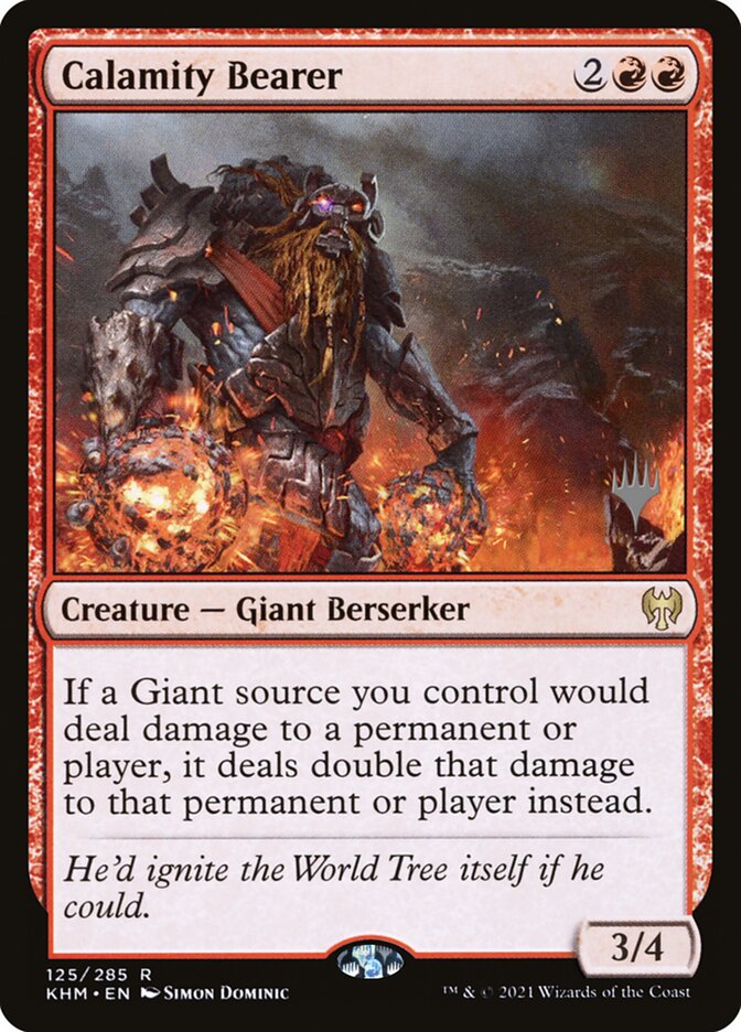 Calamity Bearer card front