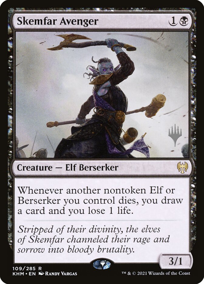 Skemfar Avenger card front