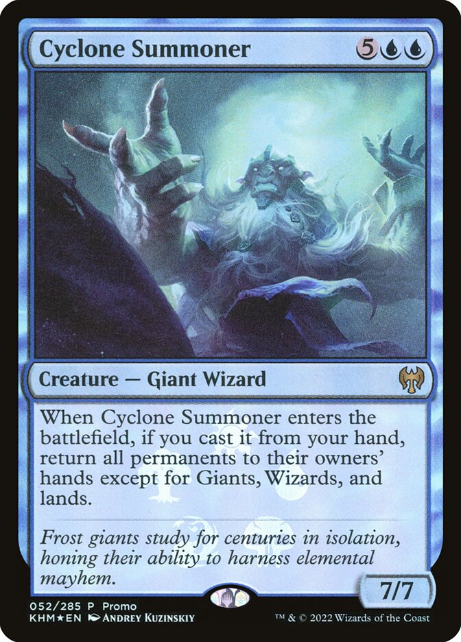 Cyclone Summoner card front