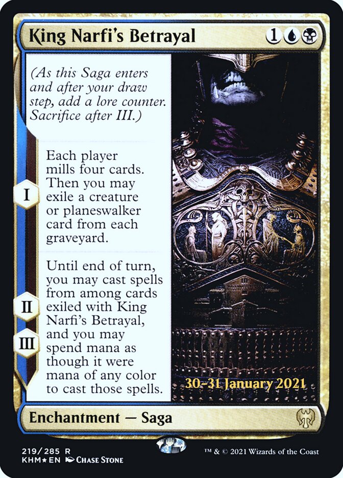 King Narfi's Betrayal card front