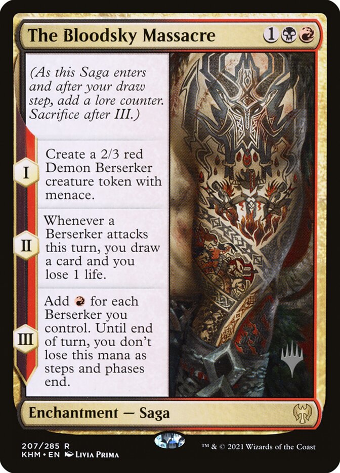 The Bloodsky Massacre card front