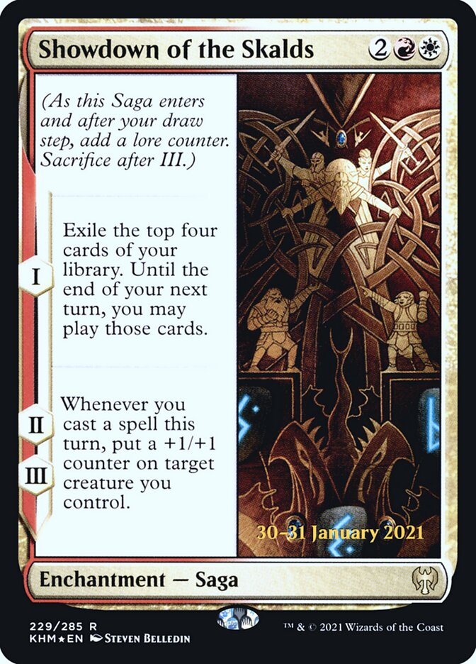Showdown of the Skalds card front