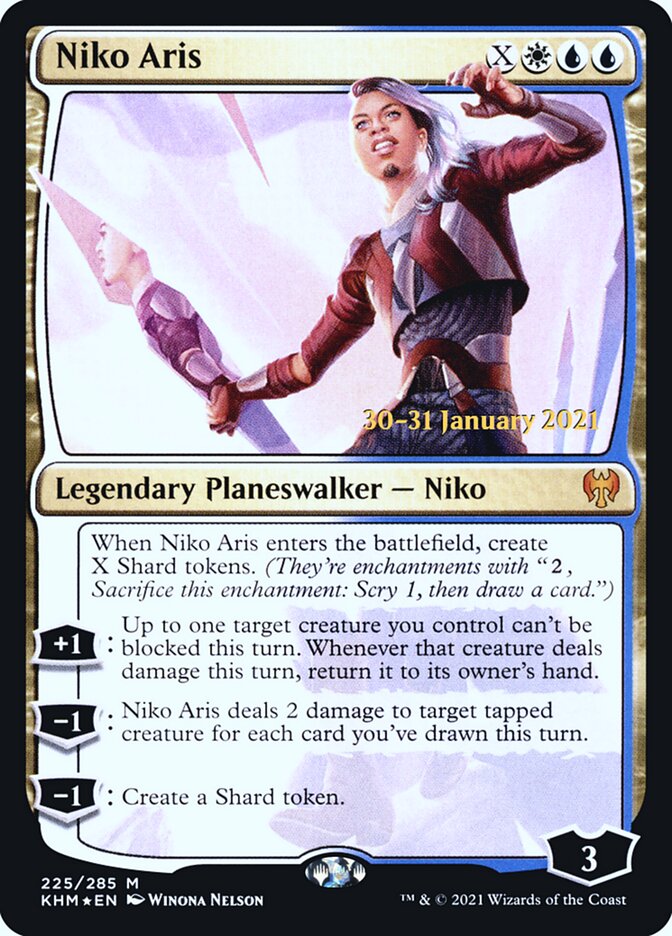 Niko Aris card front