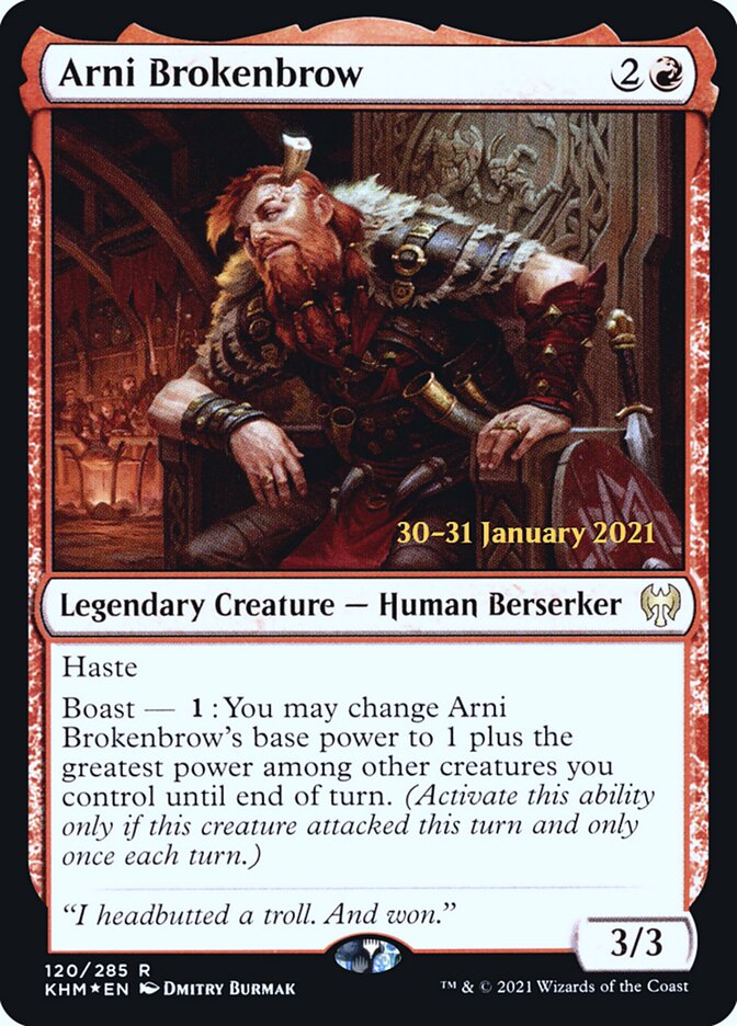 Arni Brokenbrow card front