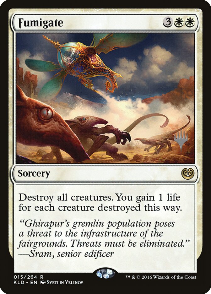 Fumigate card front
