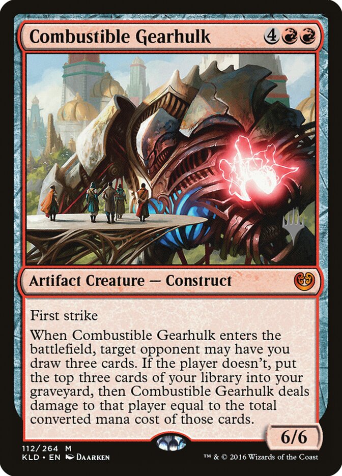 Combustible Gearhulk card front