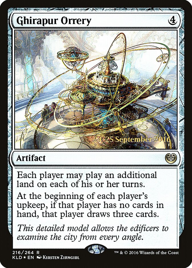 Ghirapur Orrery card front