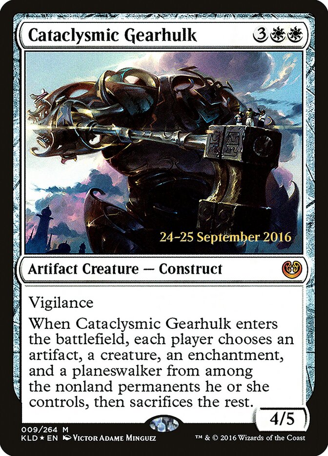 Cataclysmic Gearhulk card front