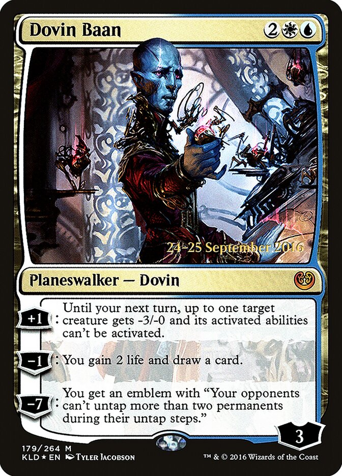 Dovin Baan card front