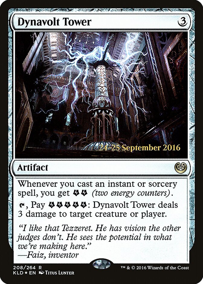 Dynavolt Tower card front