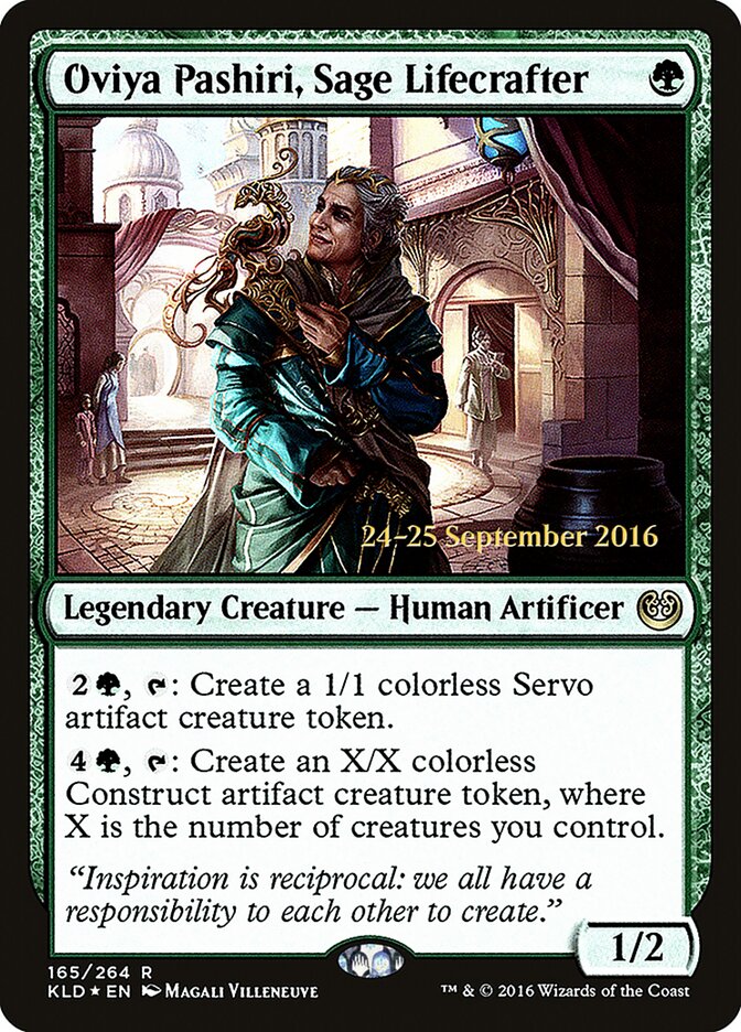 Oviya Pashiri, Sage Lifecrafter card front
