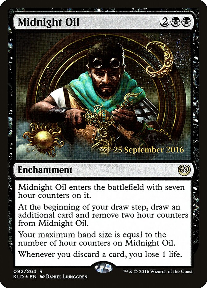 Midnight Oil card front