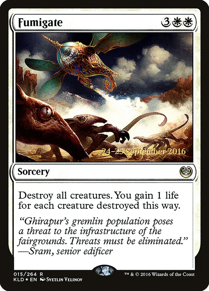 Fumigate card front