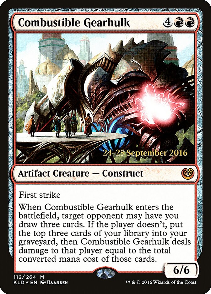 Combustible Gearhulk card front