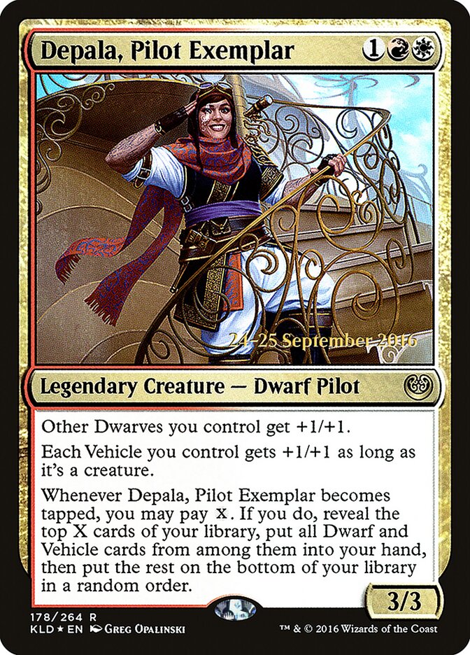 Depala, Pilot Exemplar card front