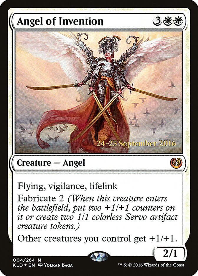 Angel of Invention card front