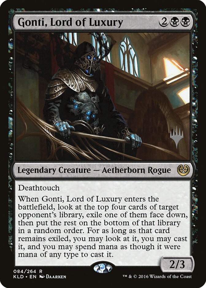 Gonti, Lord of Luxury card front