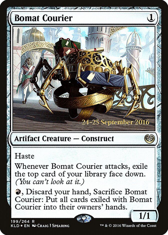 Bomat Courier card front