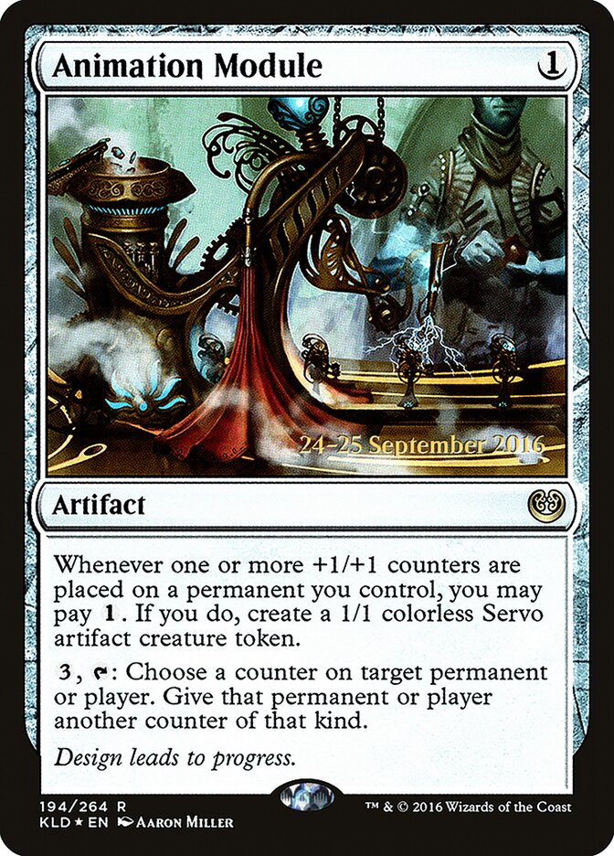Animation Module card front