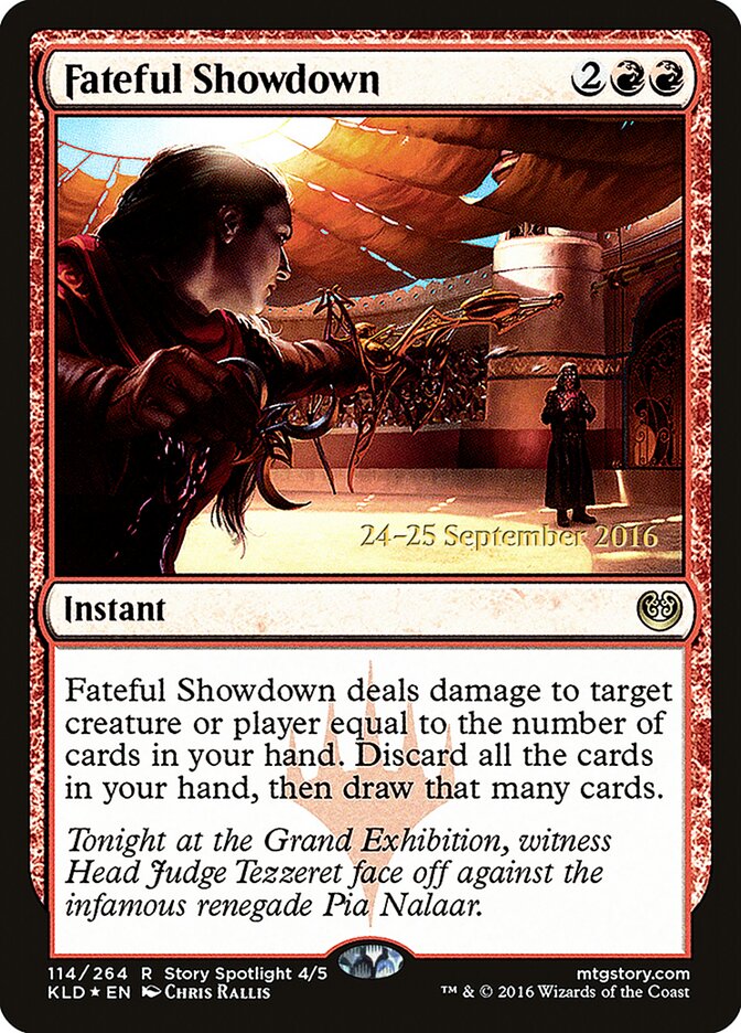 Fateful Showdown card front