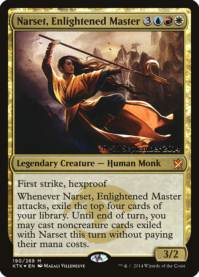 Narset, Enlightened Master card front