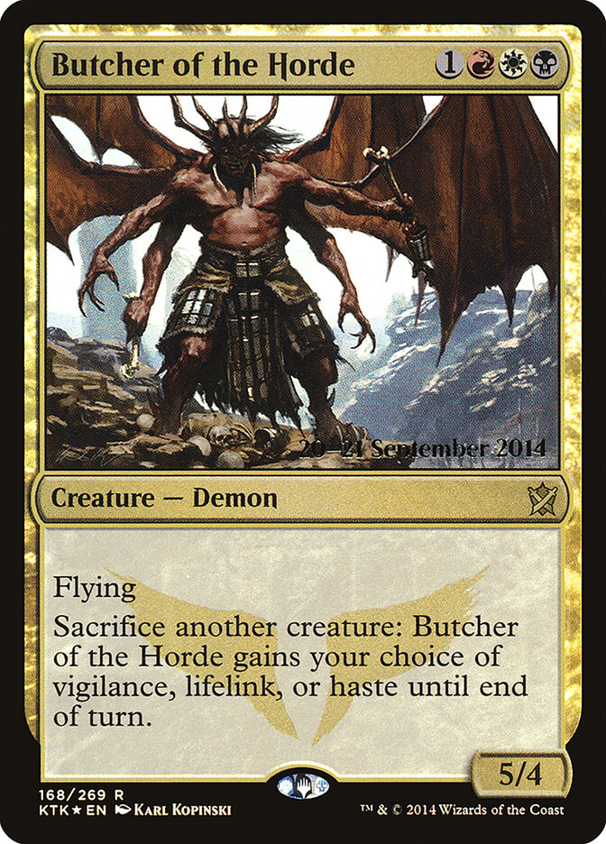 Butcher of the Horde card front
