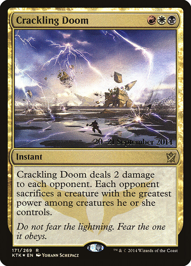 Crackling Doom card front
