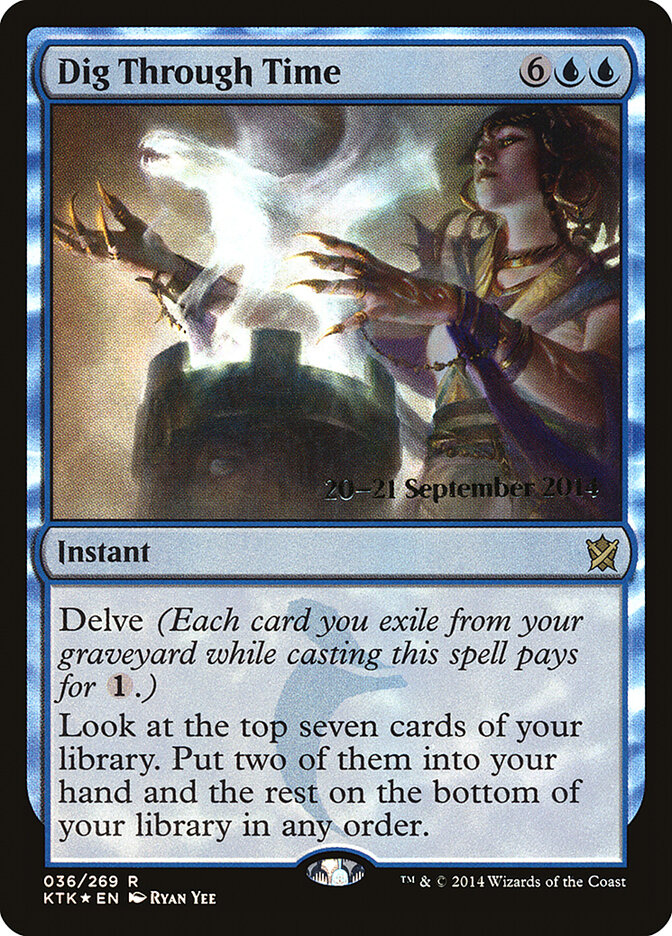 Dig Through Time card front