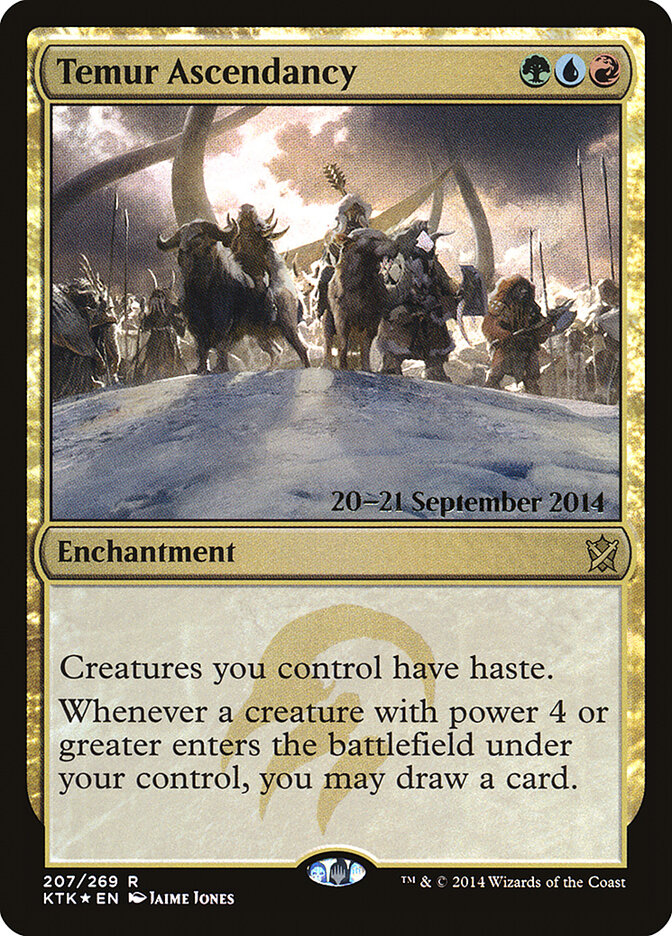 Temur Ascendancy card front
