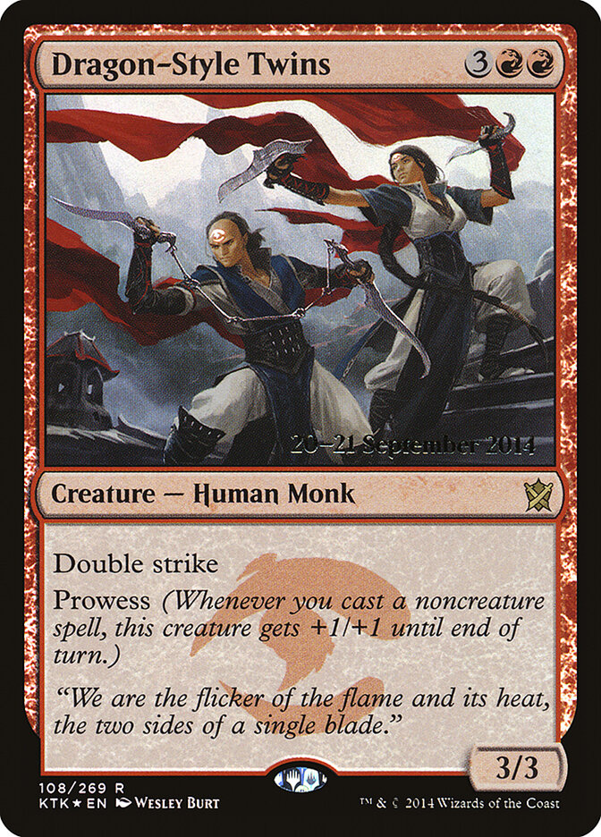 Dragon-Style Twins card front