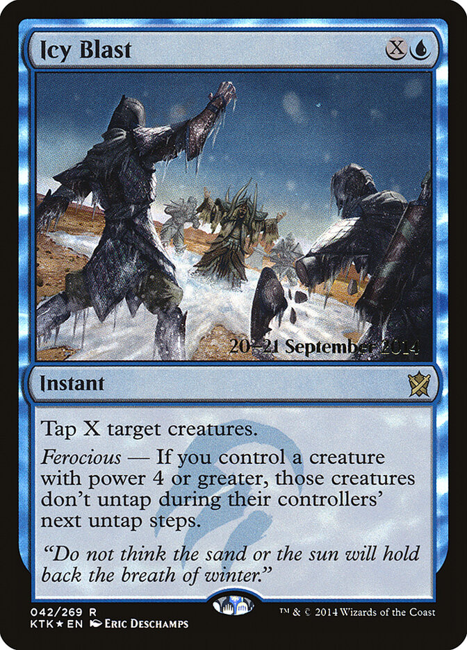 Icy Blast card front