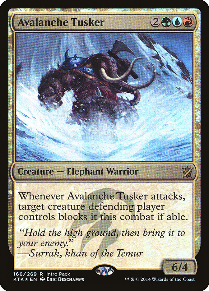 Avalanche Tusker card front