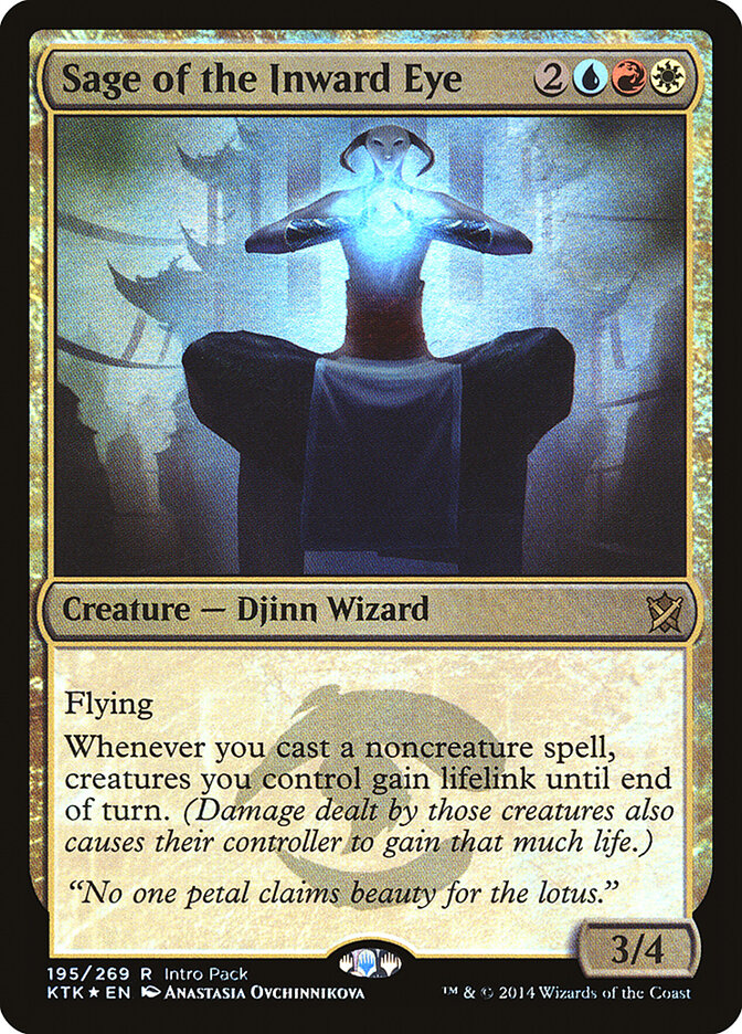 Sage of the Inward Eye card front