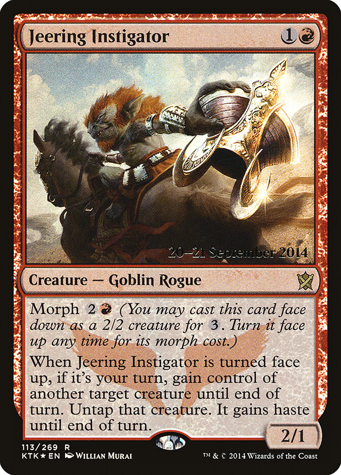 Jeering Instigator card front
