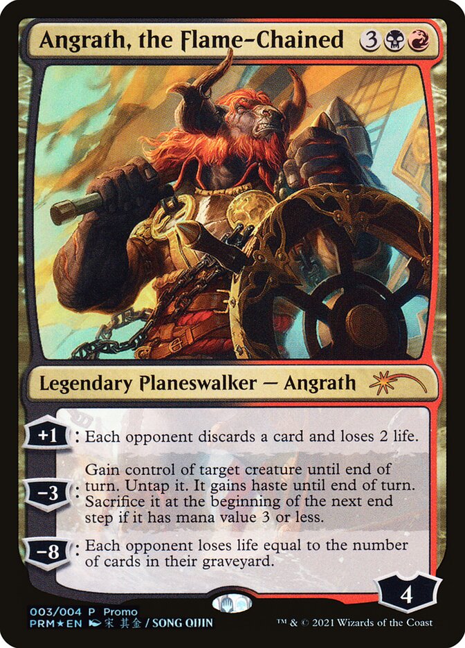 Angrath, the Flame-Chained card front