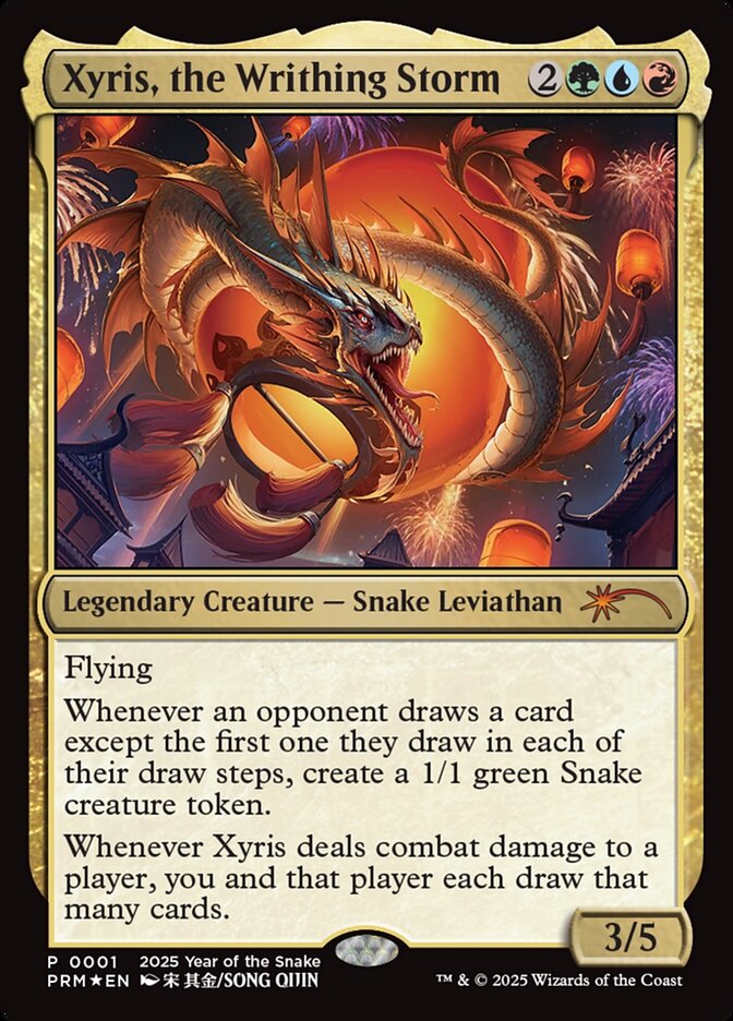 Xyris, the Writhing Storm card front