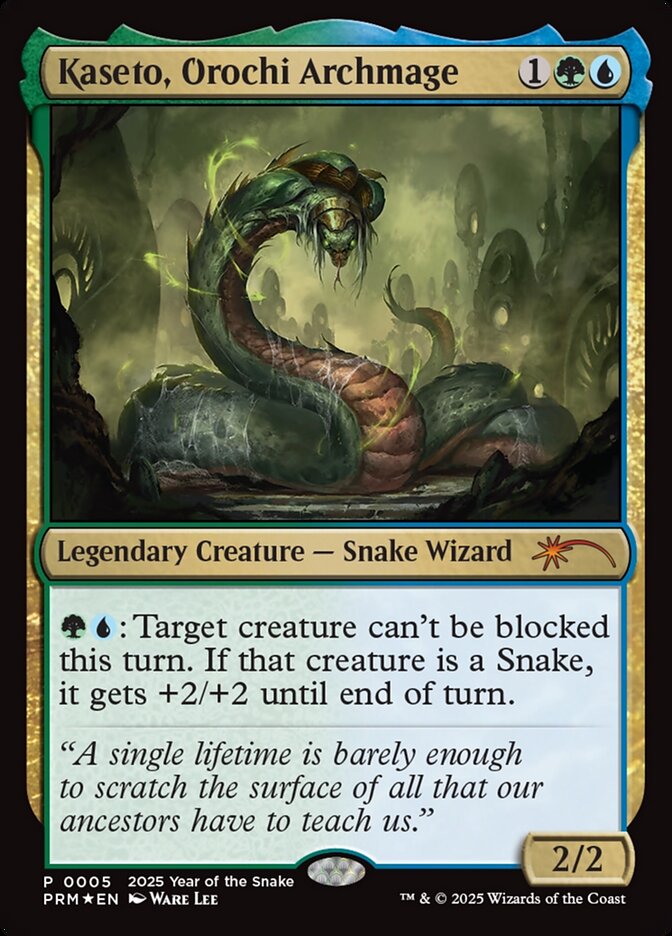 Kaseto, Orochi Archmage card front