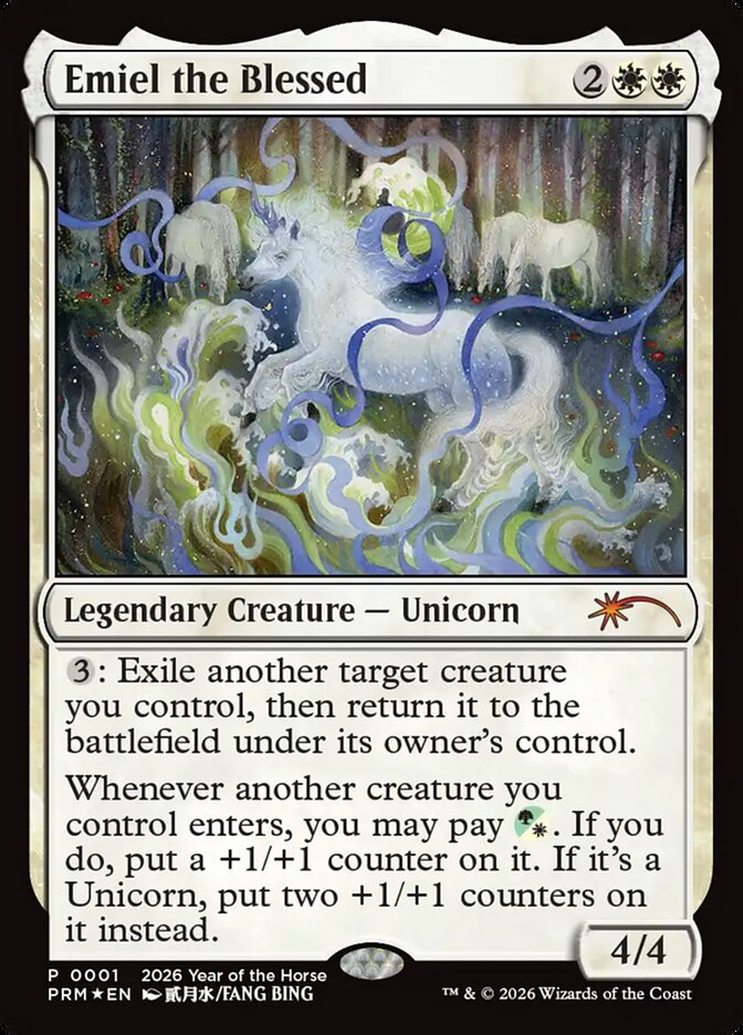 Emiel the Blessed card front